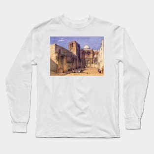 Leander Russ The Church of the Holy Sepulcher in Jerusalem Long Sleeve T-Shirt